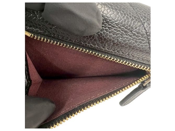 Cartera Tri-fold Chanel Matelassé Coco Mark Negro - vista 10