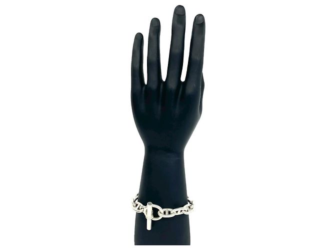 Hermès HERMES Chaine d'Ancre GM Bracciale Charm Argento - vista 2