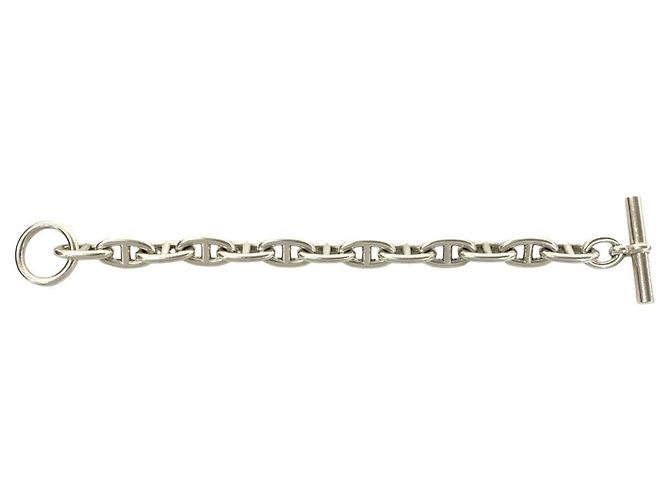 Hermès HERMES Chaine d'Ancre GM Bracciale Charm Argento - vista 4