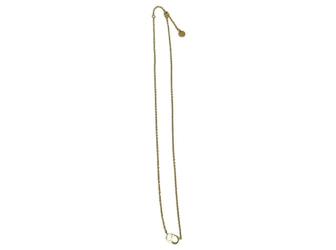 Collana Christian Dior CD Logo placcata oro D'oro - vista 5