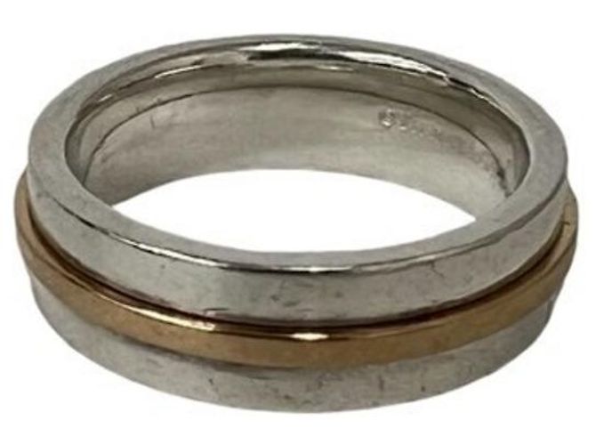 Tiffany & Co. Tiffany T TWO schmaler Ring Silber Golden - Ansicht 4