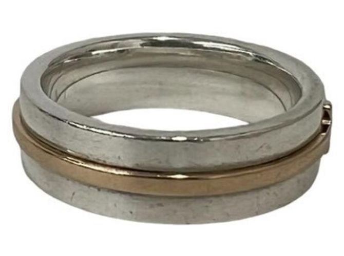 Tiffany & Co. Tiffany T TWO schmaler Ring Silber Golden - Ansicht 5