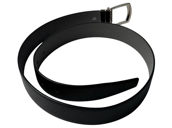 Cinturón reversible de piel Saffiano Prada - vista 2