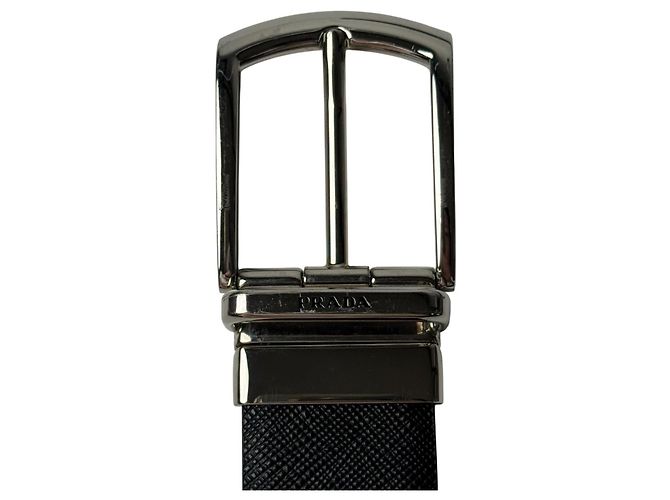 Cinturón reversible de piel Saffiano Prada - vista 4