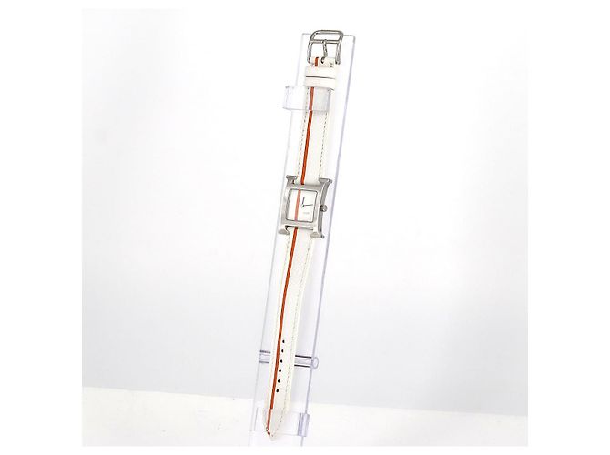 Hermès Reloj Hermes H de acero inoxidable de cuarzo Blanco - vista 2