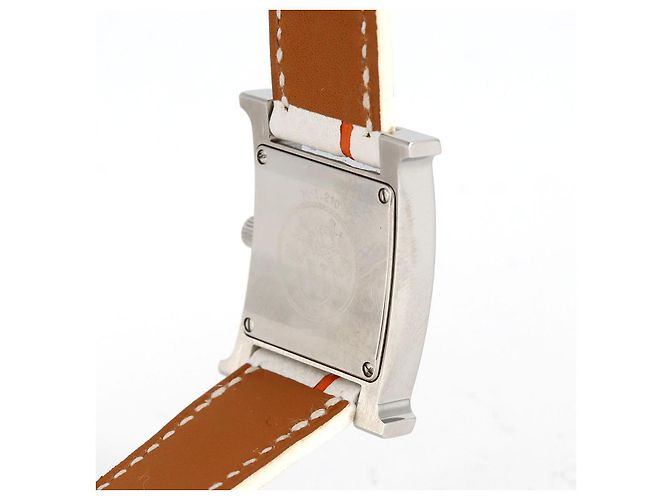 Hermès Reloj Hermes H de acero inoxidable de cuarzo Blanco - vista 6