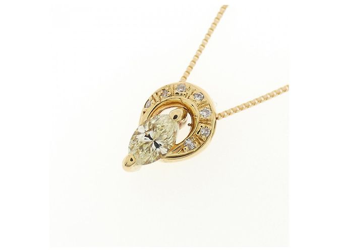 Autre Marque Collana con Diamanti Au750 D'oro - vista 3