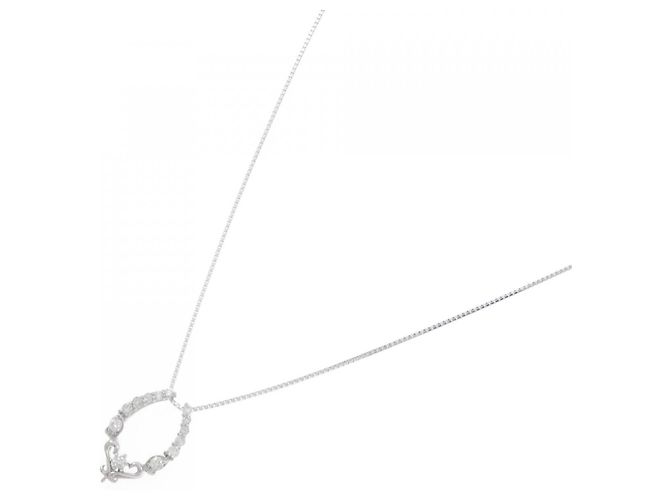 Autre Marque Collana in oro bianco Au750 e diamanti Argento - vista 2