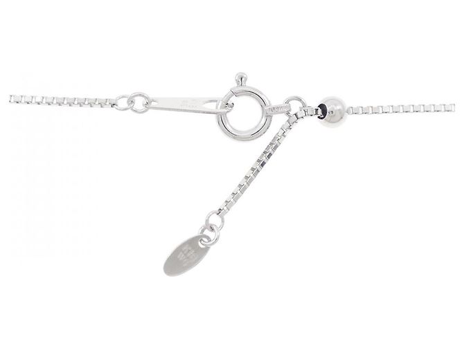 Autre Marque Au750 Aquamarine Diamond Necklace Silvery - view 5