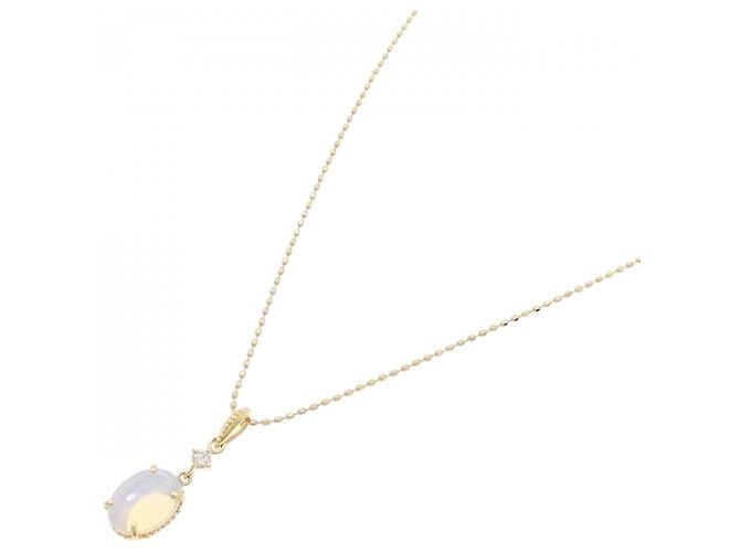 Autre Marque Au750 Opal Diamant Halskette Golden - Ansicht 2