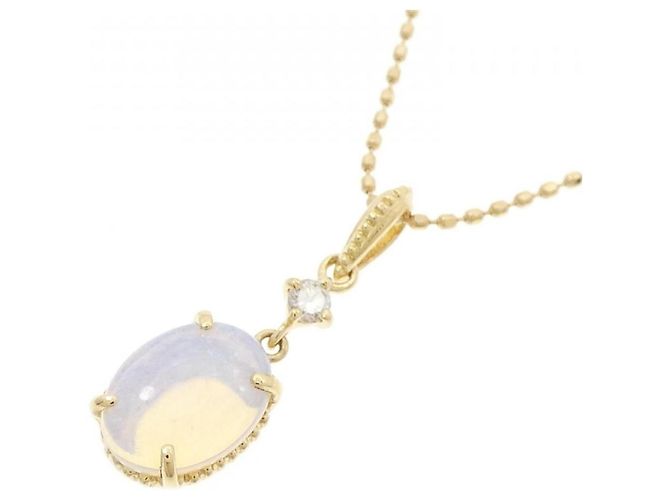 Autre Marque Au750 Opal Diamant Halskette Golden - Ansicht 3