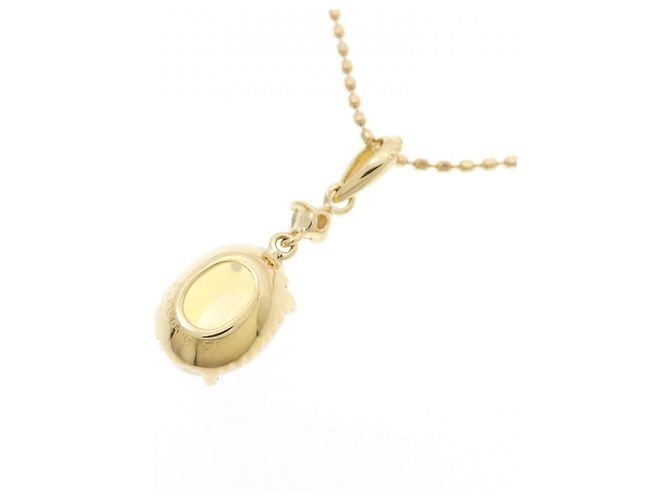 Autre Marque Au750 Opal Diamant Halskette Golden - Ansicht 4