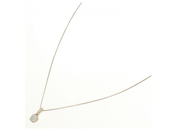 Autre Marque Au750 Diamant Halskette Golden - Ansicht 2