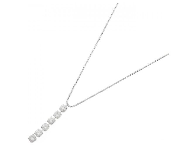 Autre Marque Collana con diamante Pt900 Argento - vista 2