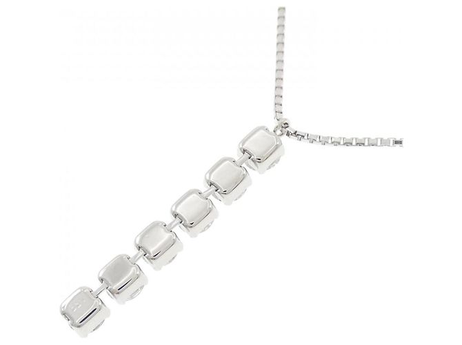 Autre Marque Collana con diamante Pt900 Argento - vista 4