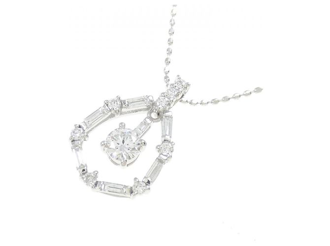 Autre Marque Collana in oro bianco e diamanti Au750 Argento - vista 3