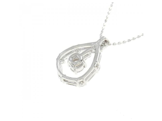 Autre Marque Collana in oro bianco e diamanti Au750 Argento - vista 4