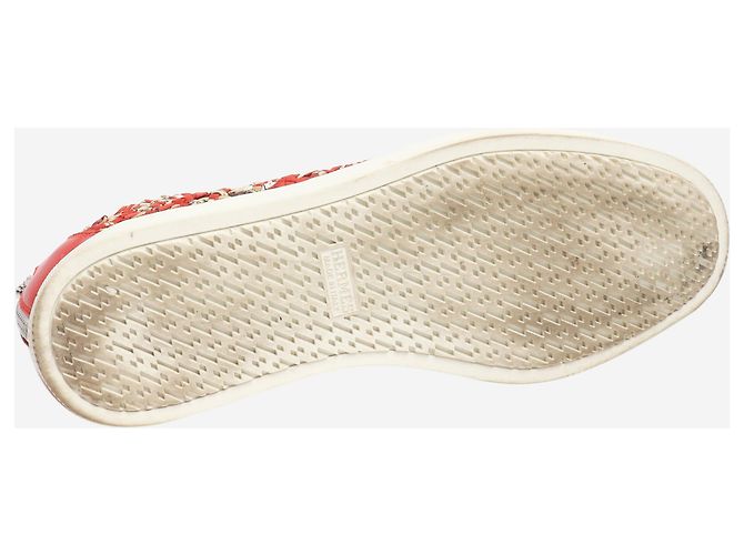 Hermès Baskets oxygene tissées rouges - taille EU 39 (UK 6) - vue 5