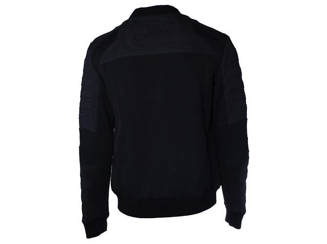 Balmain, Cardigã preto com mesh - vista 3