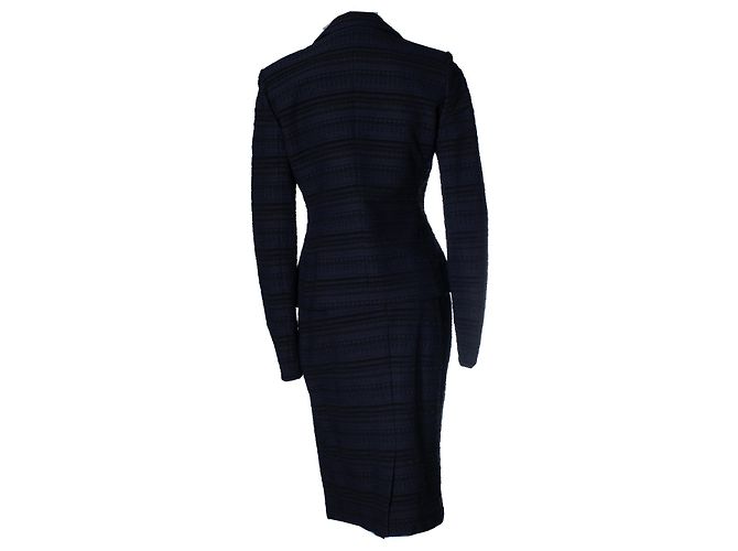 Dolce & Gabbana, completo strutturato nero e blu - vista 2