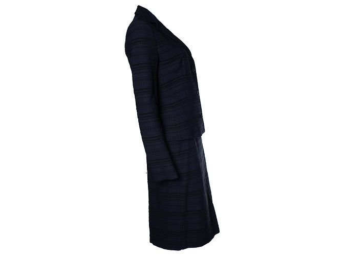 Dolce & Gabbana, completo strutturato nero e blu - vista 3