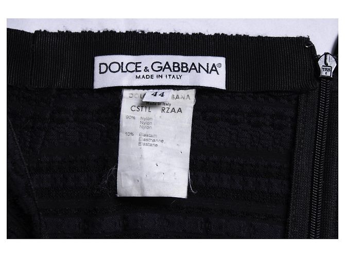 Dolce & Gabbana, completo strutturato nero e blu - vista 7