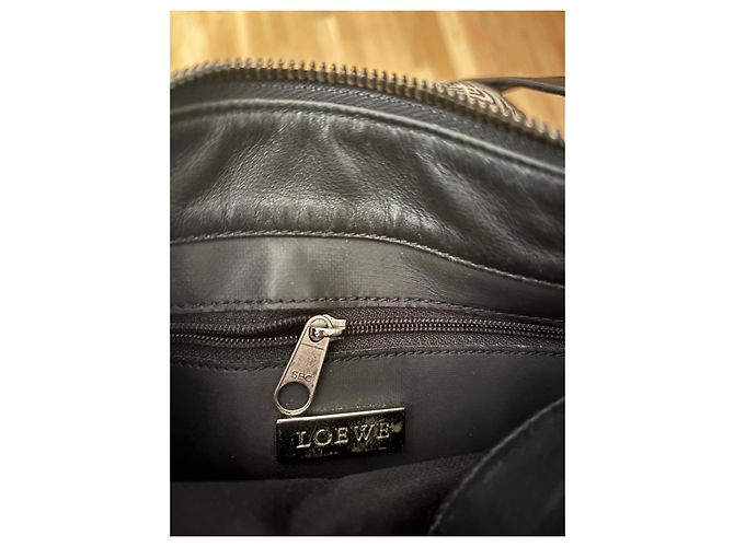 Loewe Messenger Tasche Monogramm Canvas Leder Schwarz - Ansicht 11