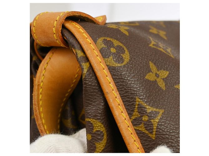 Borsa Louis Vuitton Saumur in Tela Monogram 35 Marrone - vista 4