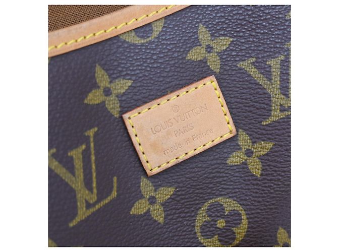 Borsa Louis Vuitton Saumur in Tela Monogram 35 Marrone - vista 6