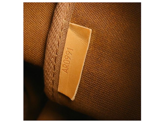Borsa Louis Vuitton Saumur in Tela Monogram 35 Marrone - vista 7