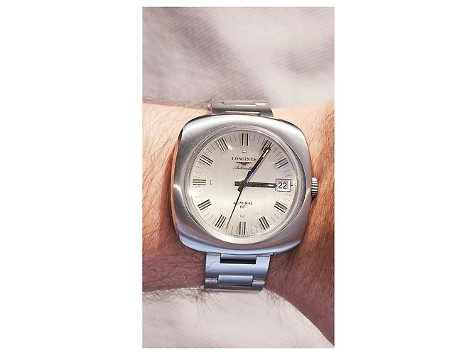 Orologio Longines Admiral HF Automatico Uomo Argento Silver hardware - vista 13
