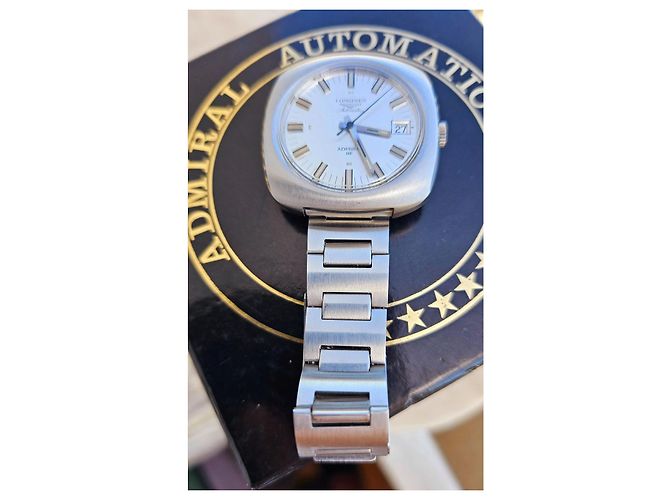 Orologio Longines Admiral HF Automatico Uomo Argento Silver hardware - vista 14
