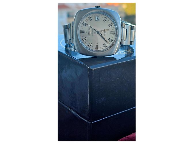 Orologio Longines Admiral HF Automatico Uomo Argento Silver hardware - vista 2