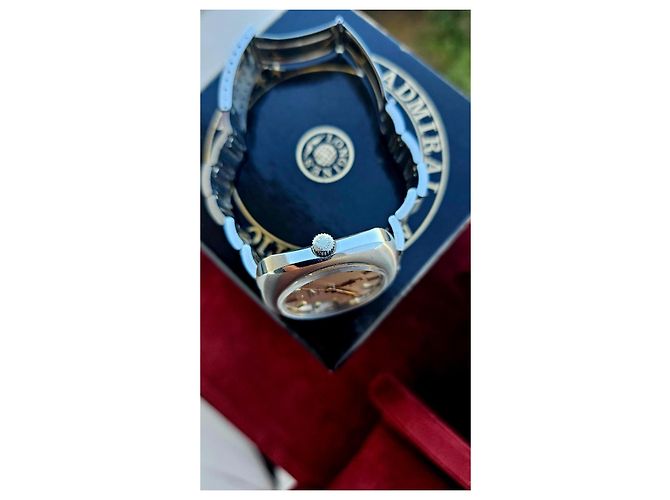 Orologio Longines Admiral HF Automatico Uomo Argento Silver hardware - vista 3
