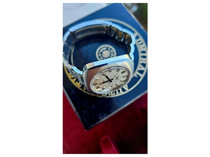 Orologio Longines Admiral HF Automatico Uomo Argento Silver hardware - vista 4