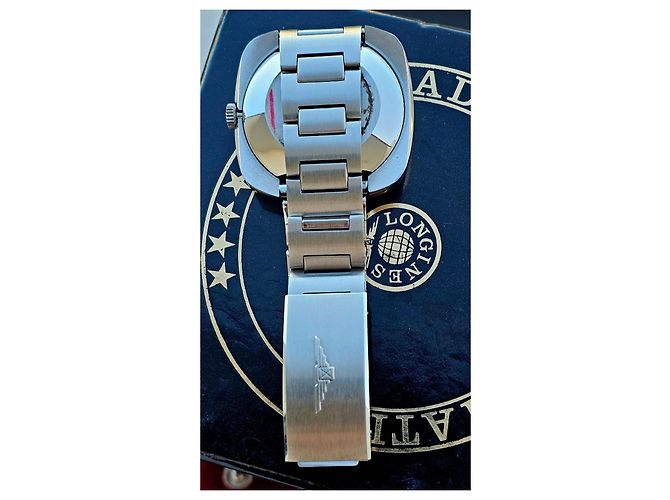 Orologio Longines Admiral HF Automatico Uomo Argento Silver hardware - vista 5