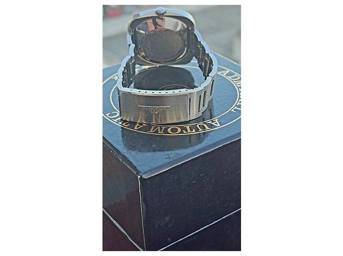 Orologio Longines Admiral HF Automatico Uomo Argento Silver hardware - vista 6
