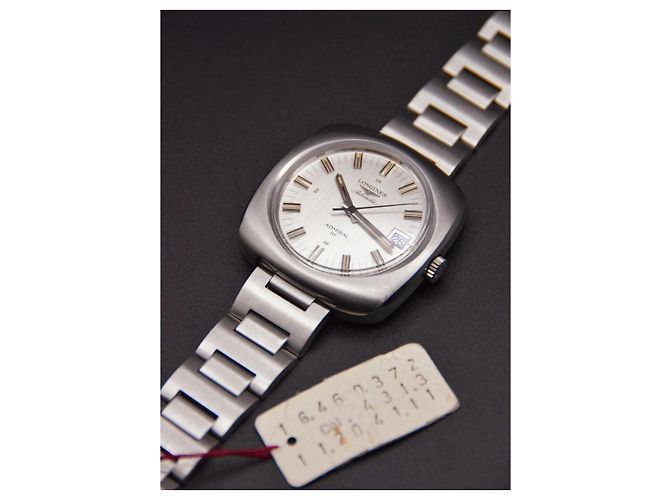 Orologio Longines Admiral HF Automatico Uomo Argento Silver hardware - vista 9