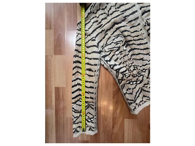 Roberto Cavalli Zebra-Print Seidenjacke Schwarz Beige Zebra-druck - Ansicht 18