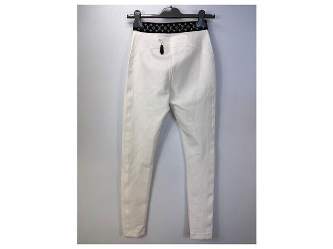 Louis Vuitton x Urs Fischer Monogram Hose Weiß Monogramm - Ansicht 4