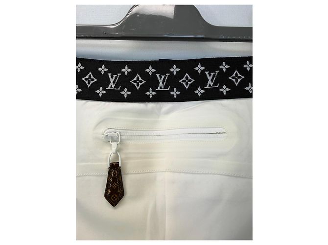 Louis Vuitton x Urs Fischer Monogram Hose Weiß Monogramm - Ansicht 5