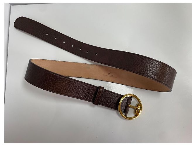 Gucci Horsebit Ledergürtel Braun - Ansicht 4