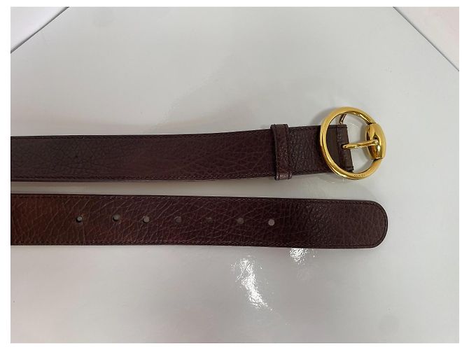 Gucci Horsebit Ledergürtel Braun - Ansicht 7