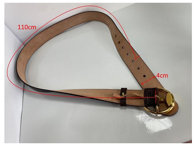 Gucci Horsebit Ledergürtel Braun - Ansicht 9