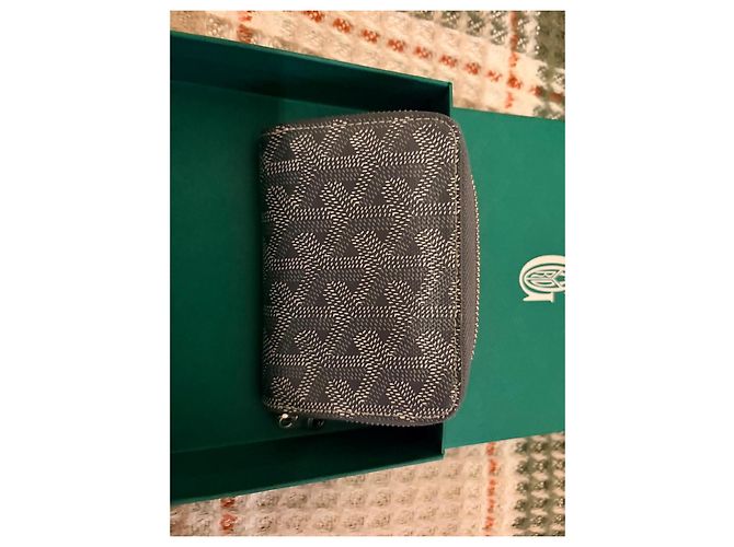 Portefeuille Goyard Matignon en Toile Goyardine Grise - vue 2