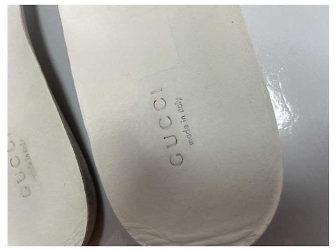 Gucci Ace Sneakers in pelle con banda Web e dettaglio serpente Bianco - vista 12