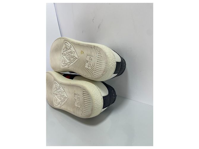 Gucci Ace Sneakers in pelle con banda Web e dettaglio serpente Bianco - vista 8
