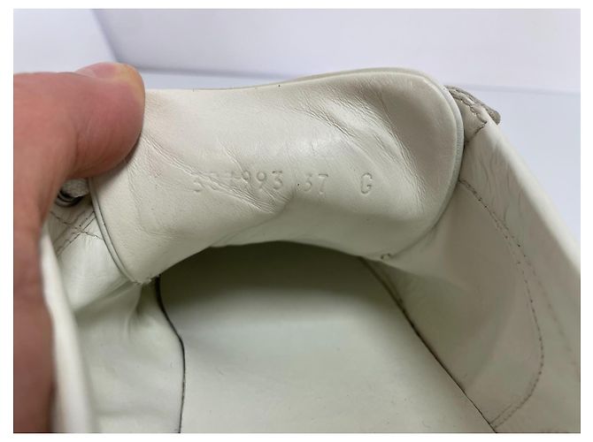 Gucci Ace Sneakers in pelle con banda Web e dettaglio serpente Bianco - vista 9