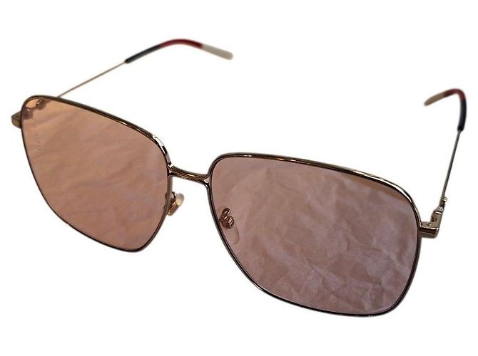 Gucci GG0394S Gafas de sol Oversize Dorado - vista 3