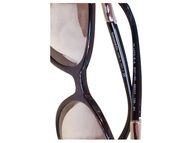 Tiffany & Co. Occhiali da sole Farfalla Cristalli - Nero - vista 5